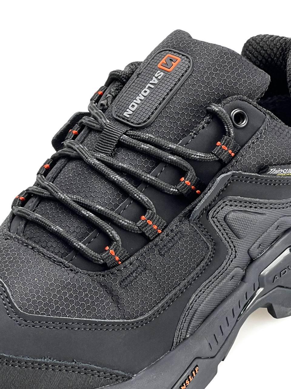 Кроссовки мужские Salomon Quest M Element Gtx Gore-Tex черные демисезонные кроссы саломон водонепроницаемые, фото №4