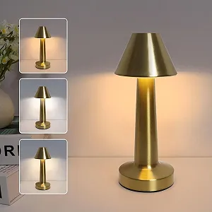 Настільна лампа EXTRASTAR Mushroom LED Сенсорна Акумуляторна Металік synthetic.ua - Фото 1