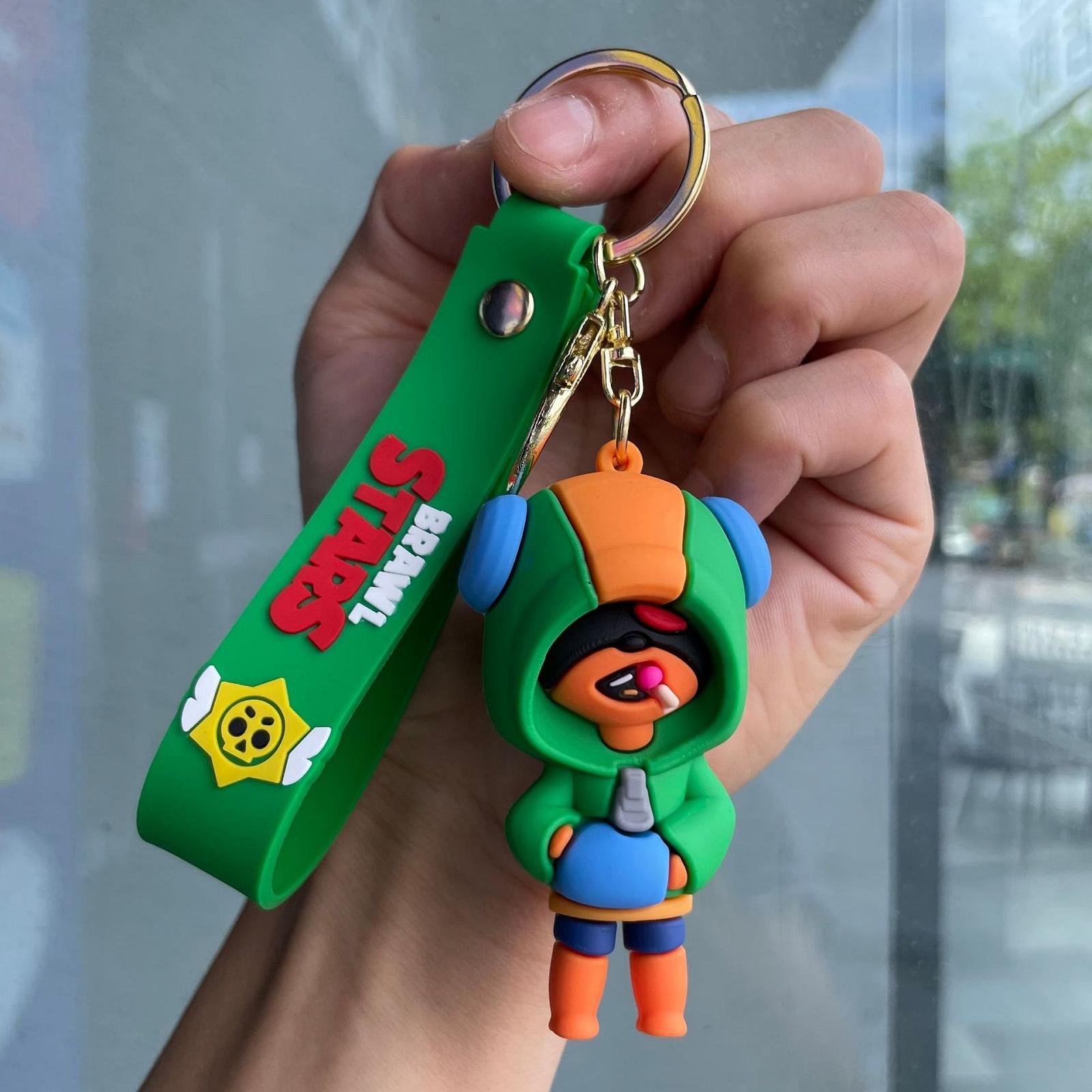 Брелок Бравл Старс Brawl Stars Leon Леон фігурка іграшка для ключів, рюкзака, сумки 7 см, фото №3 Брелок Бравл Старс Brawl Stars Leon Леон фігурка іграшка для ключів, рюкзака, сумки 7 см, фото №3