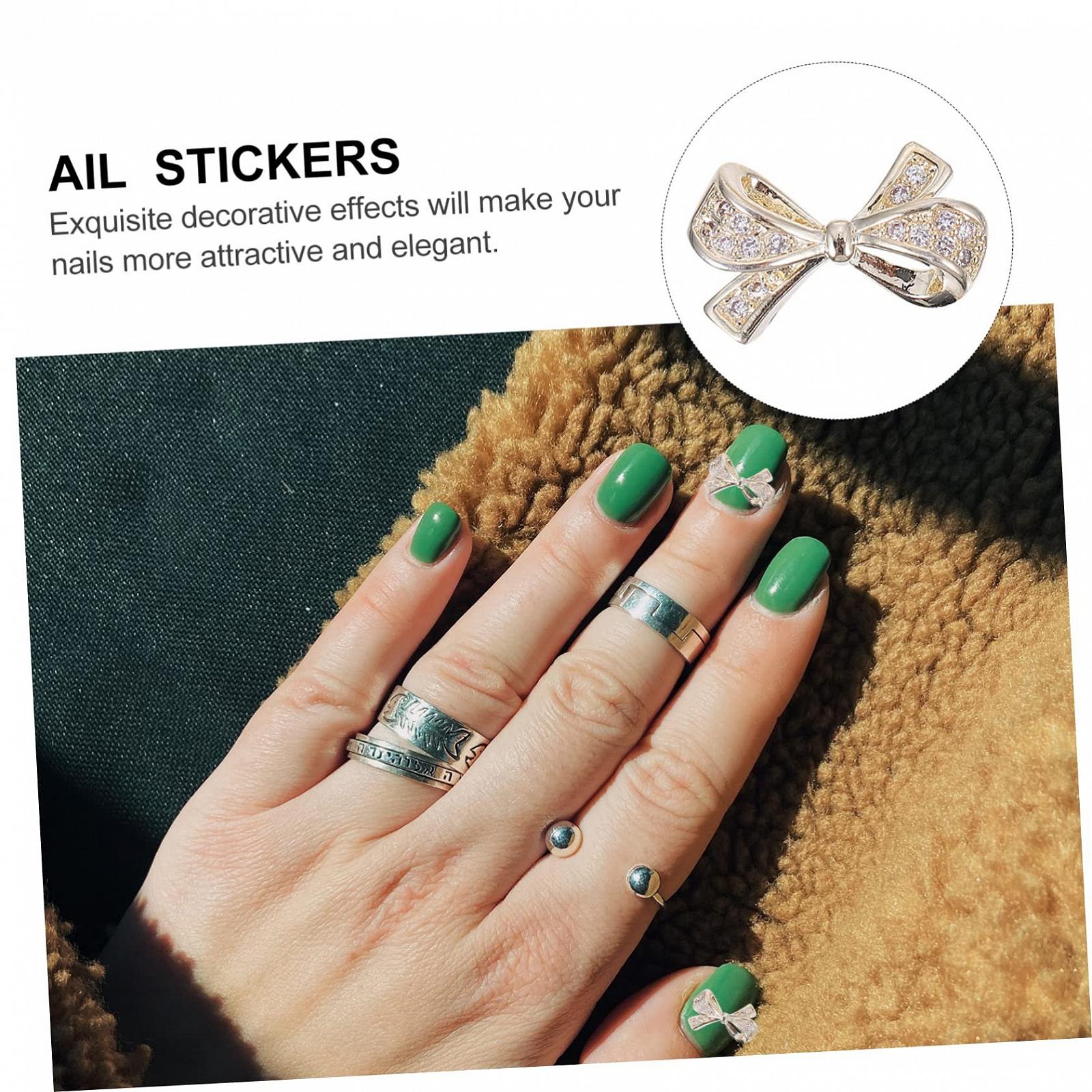 Стразы для ногтей Mikinona 5 шт. Украшения для маникюра своими руками для женщин и девушек, фото №7