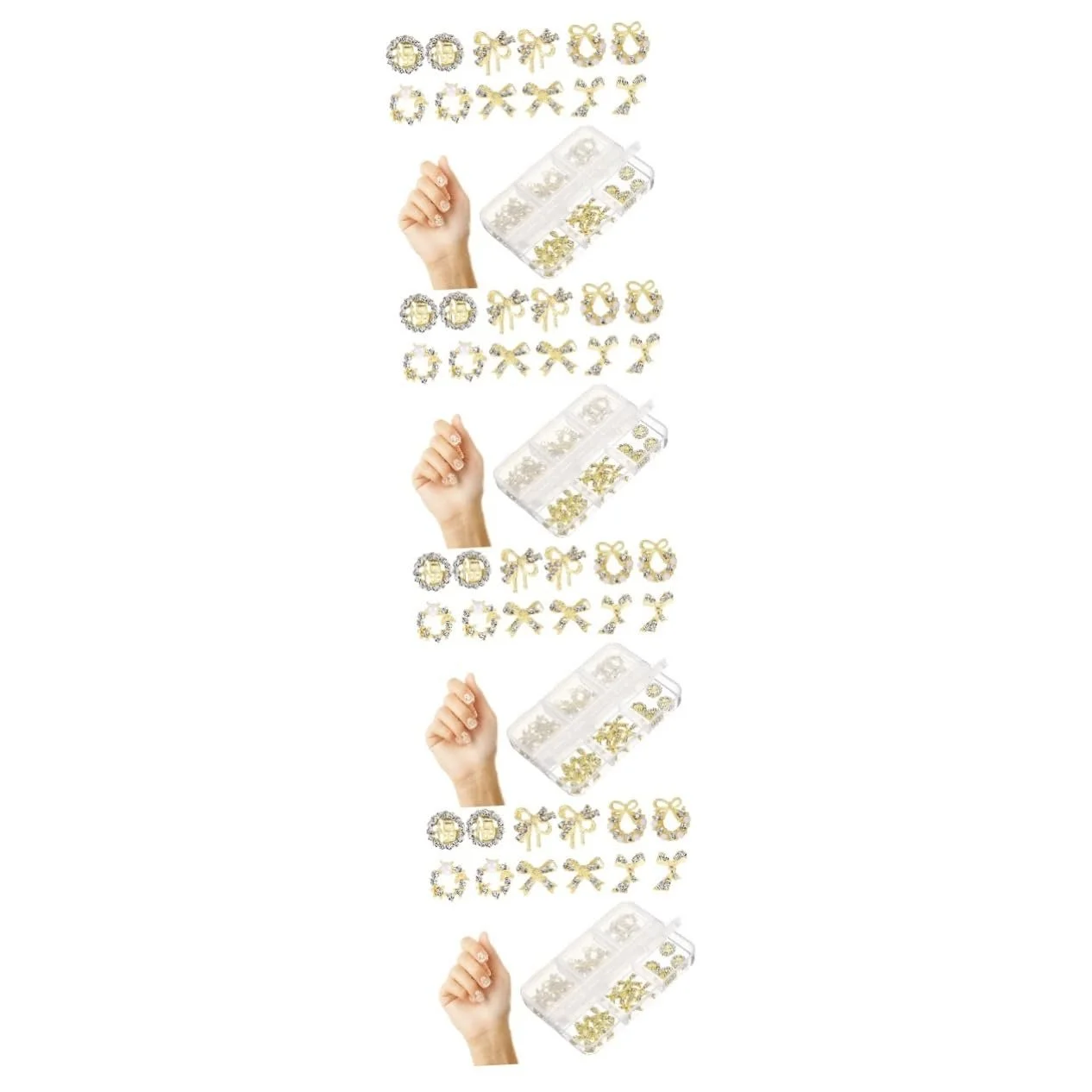 Прикраси для нігтів minkissy 120 шт., фото №1