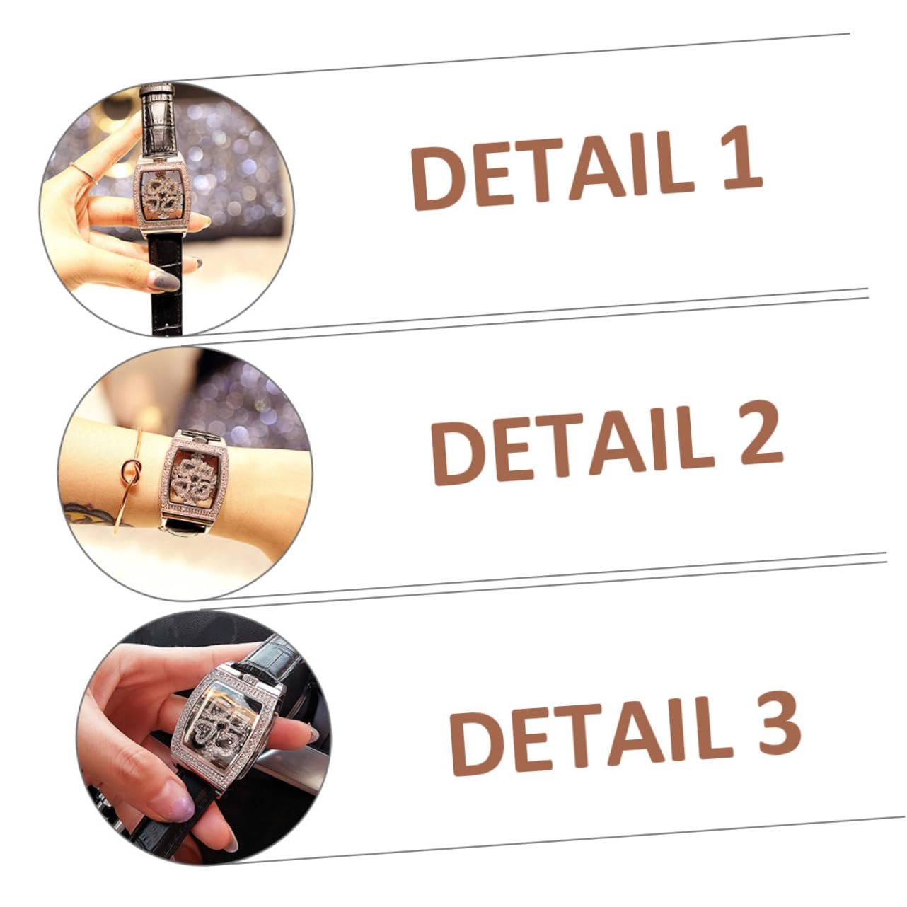 Жіночий Годинник LIFKOME Червоний, фото №8