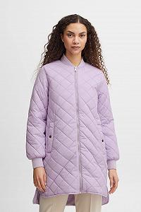 Куртка b.young BYCANNA Жіноча стьобана зимова куртка Довга куртка з бічними кишенями на блискавці Комір в рубчик synthetic.ua - Фото 1