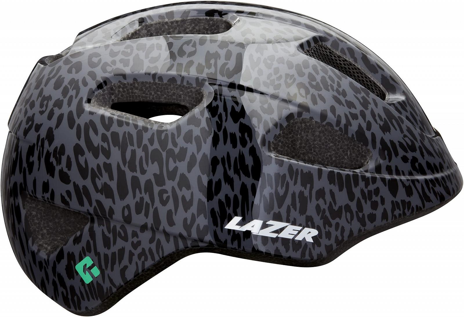 Шолом Lazer Nutz Kc Black Leopard Plain, фото №8