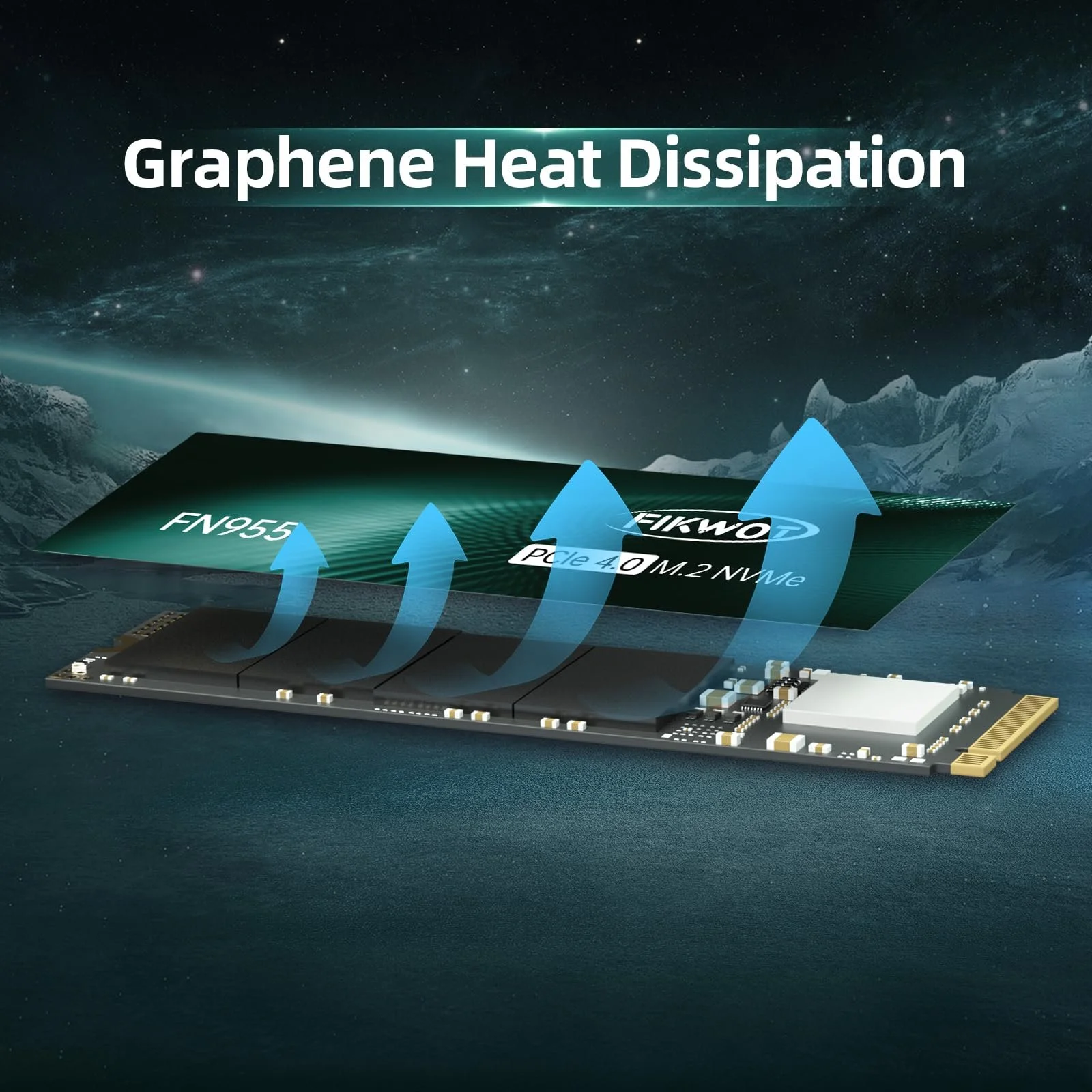 SSD накопитель Fikwot FN955 2ТБ M.2 PCIe Gen4 7350МБ/с, фото №5 SSD накопитель Fikwot FN955 2ТБ M.2 PCIe Gen4 7350МБ/с, фото №5