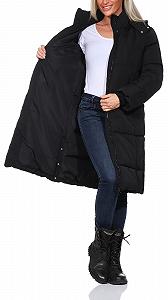 Куртка Hailys стеганая женская Em44my зимняя парка стеганая до колена с капюшоном synthetic.ua - Фото 1