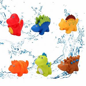 Набор игрушек для ванны Дизайн Динозавров 6 шт. - Фото 1