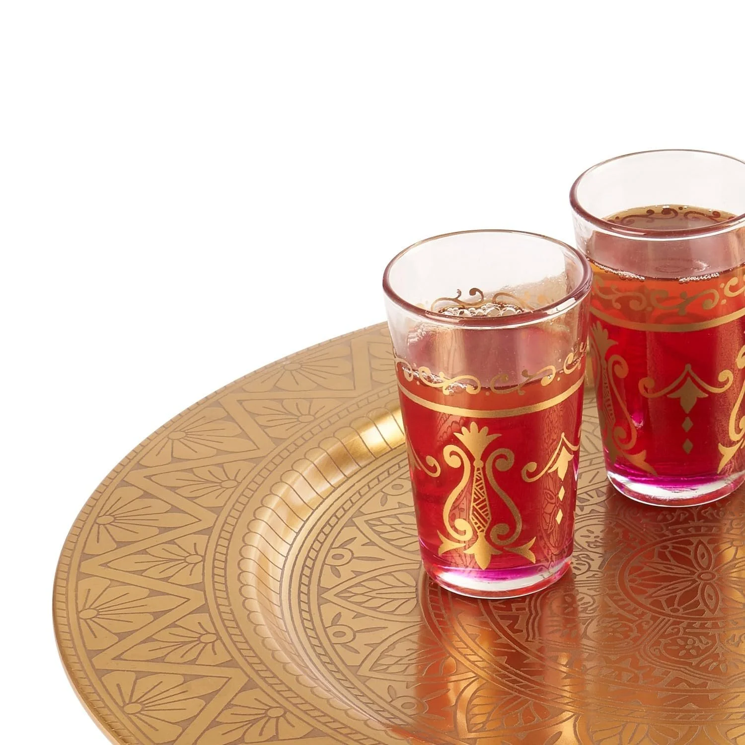 Декоративний піднос Marrakech Oriental Boho для декору столу, кухні та вітальні, вінтажний стиль, фото №4