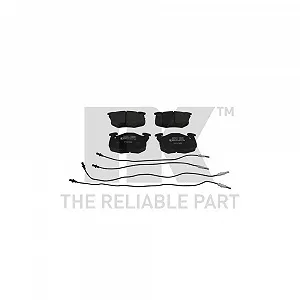 Комплект гальмівних колодок NK 229971 дискове гальмо для CITROËN PEUGEOT передній міст - Фото 1