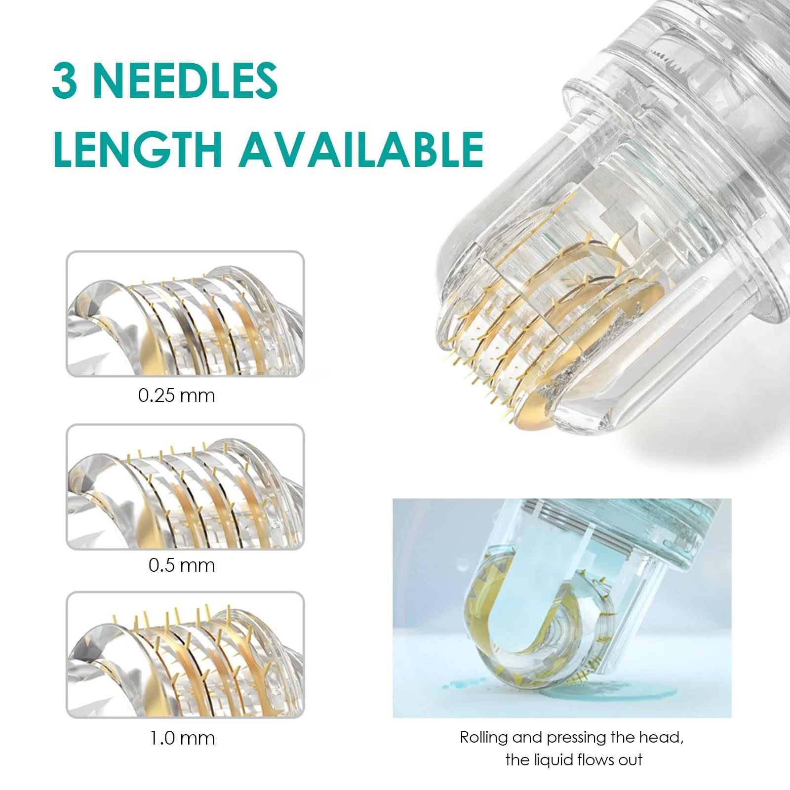 Дермаролер Hydra Needle 64 Pin, 0,5 мм, фото №5