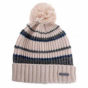Полосатая шапка с помпоном MUYDEMI для девочек - Фото 1