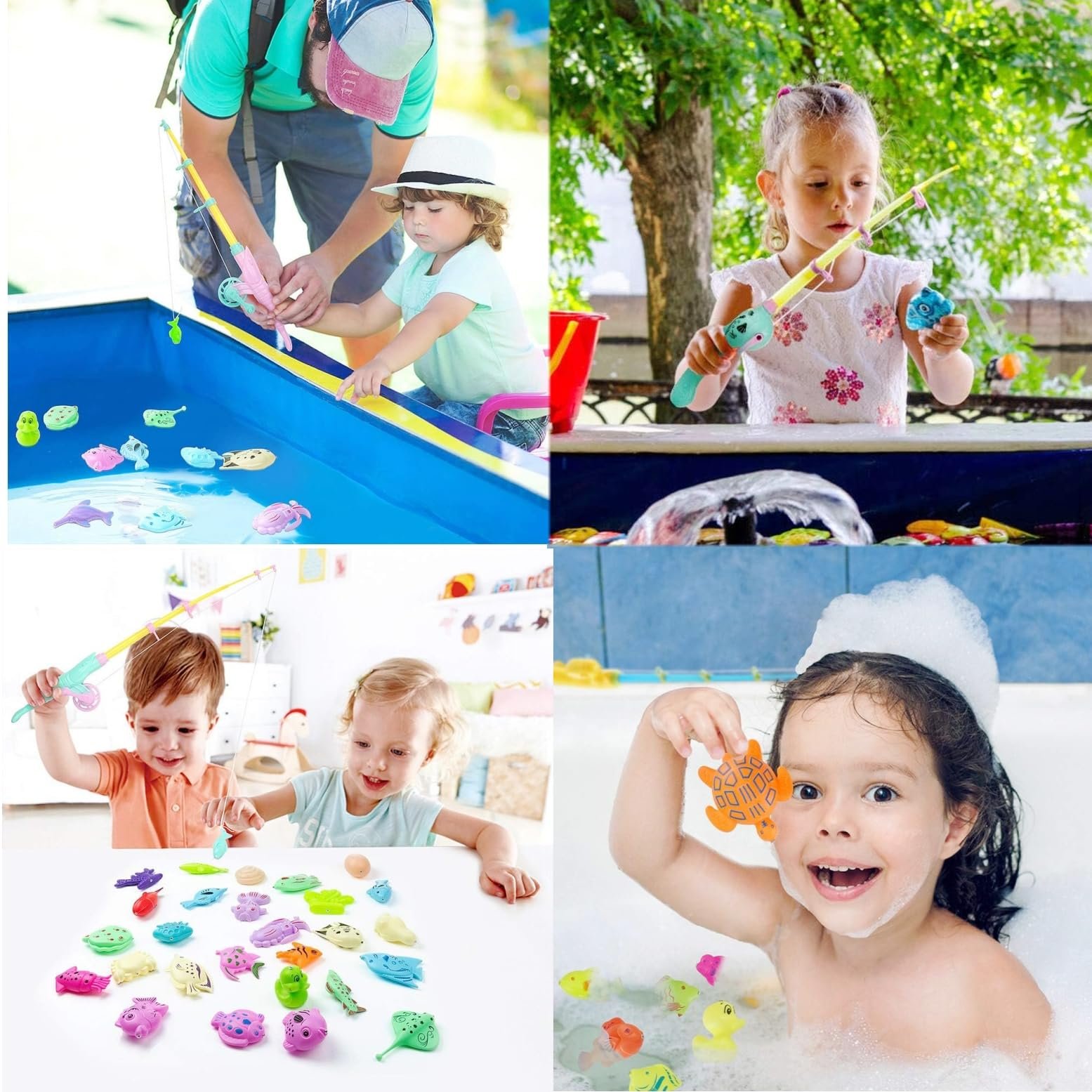 Магнітна іграшка для риболовлі JZK 38 шт., фото №6