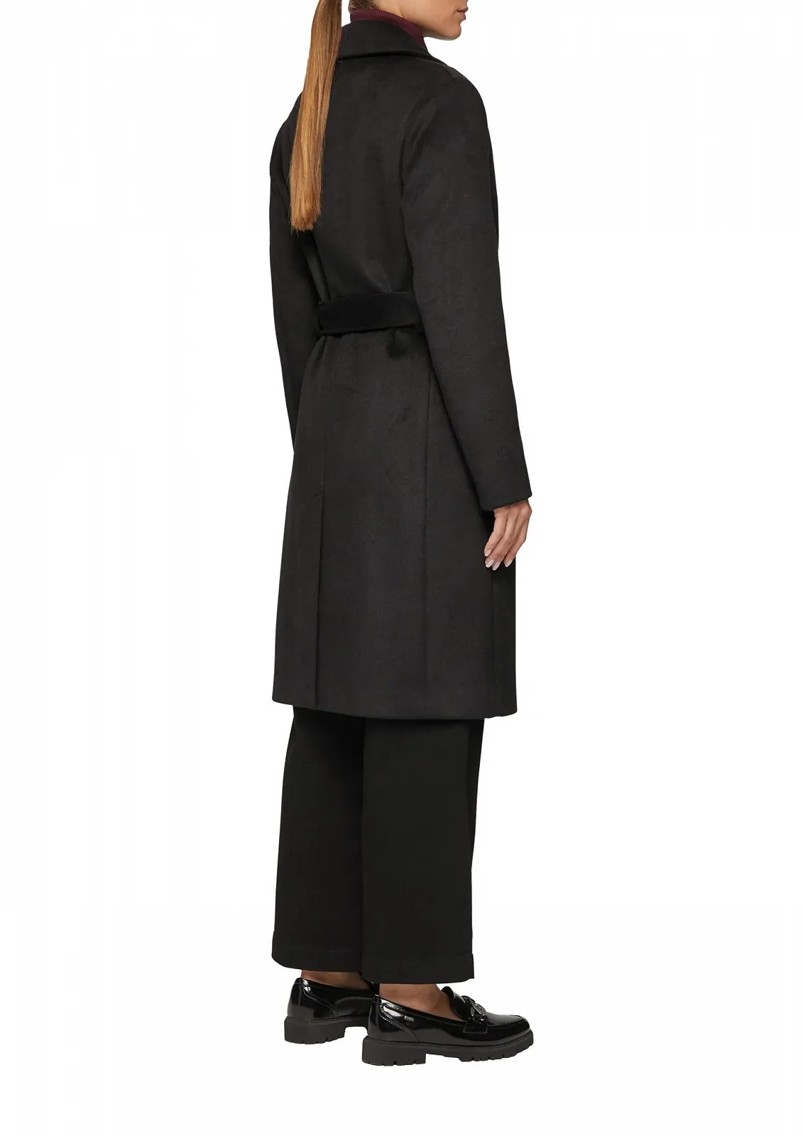 Пальто s.Oliver з вовни з поясом, фото №4 Пальто s.Oliver з вовни з поясом, фото №4