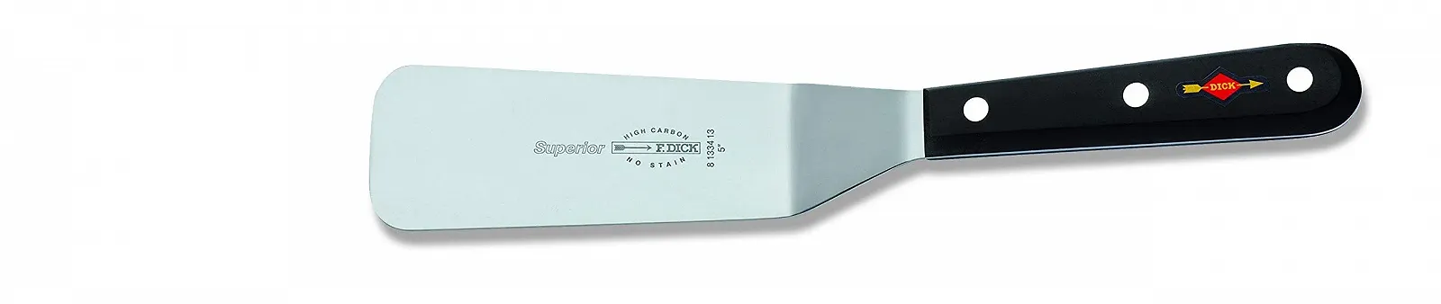 Лопатка угловая F. DICK 81334132 5 x 13 см Черная 28,5 см, фото №1
