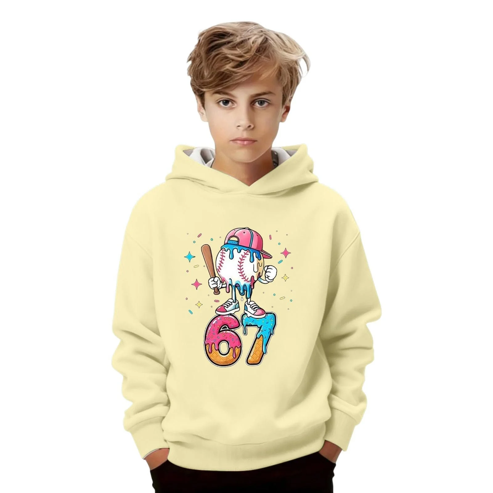 Худі Six Seven Дитячий M Вінтажний, фото №2