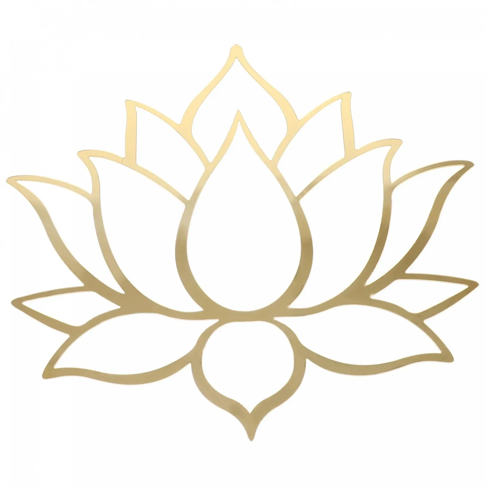 Набір акрилових наклейок на стіну jojofuny Lotus Сучасні Самоклеючі, фото №1