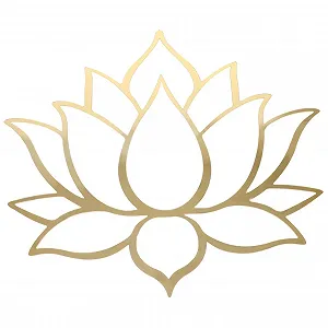 Набір акрилових наклейок на стіну jojofuny Lotus Сучасні Самоклеючі - Фото 1