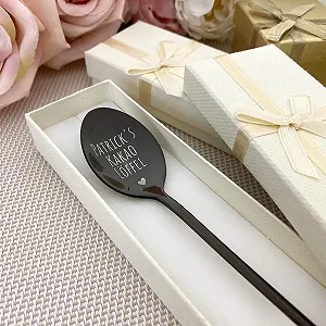 Ложка Какао З Персоналізацією Індивідуальне Гравіювання з Текстом - Фото 1