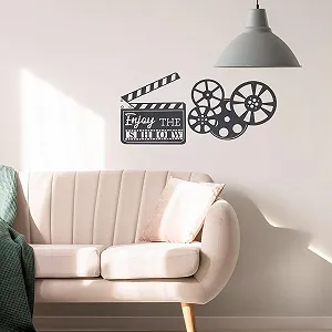 Наклейки на стіну OSALADI Набір 1 шт. ПВХ Кінотеатр Попкорн Самоклеючі synthetic.ua - Фото 1