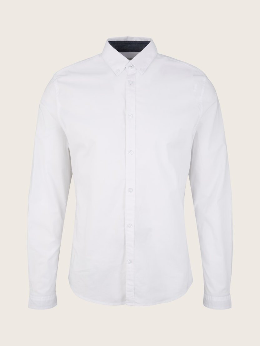 Рубашка Tom Tailor Fitted Poplin Stretch 1032343-20000 Белый 2XL, фото №5
