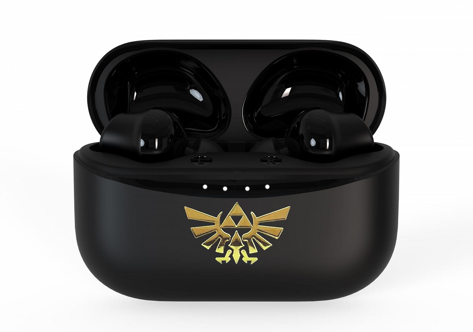 Наушники OTL Technologies V5.0 Zelda беспроводные Bluetooth с зарядным боксом Черные, фото №5