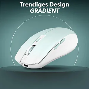 Миша T'nB Бездротова Dual Mode Bluetooth і USB-A Акумуляторна 1600 DPI 6 Кнопок Синя synthetic.ua - Фото 1