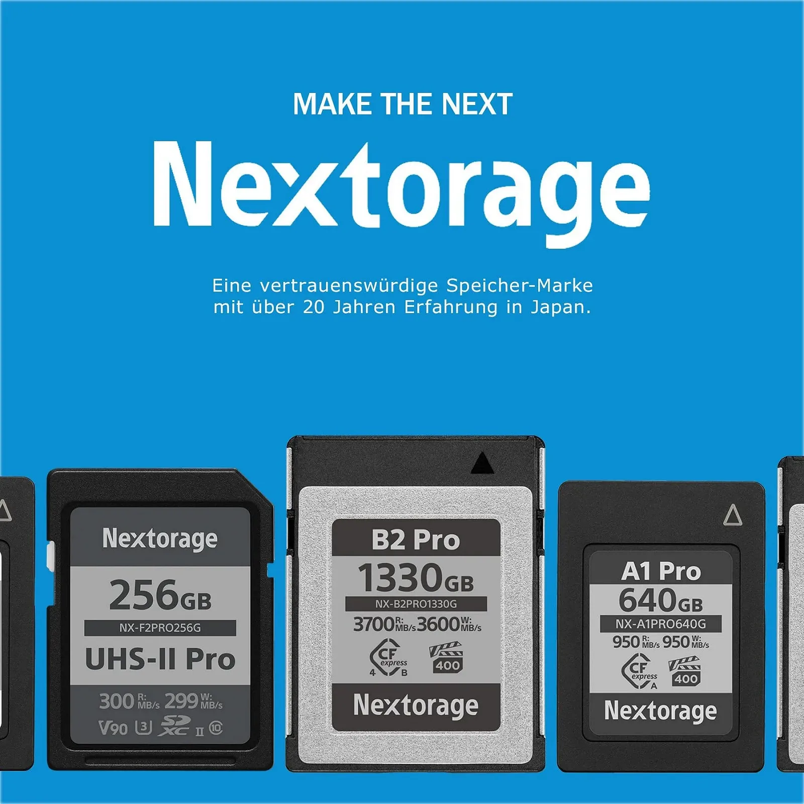 Карта пам'яті Nextorage SDXC F2PRO NX-F2PRO128G 128ГБ UHS-II, фото №6 Карта пам'яті Nextorage SDXC F2PRO NX-F2PRO128G 128ГБ UHS-II, фото №6