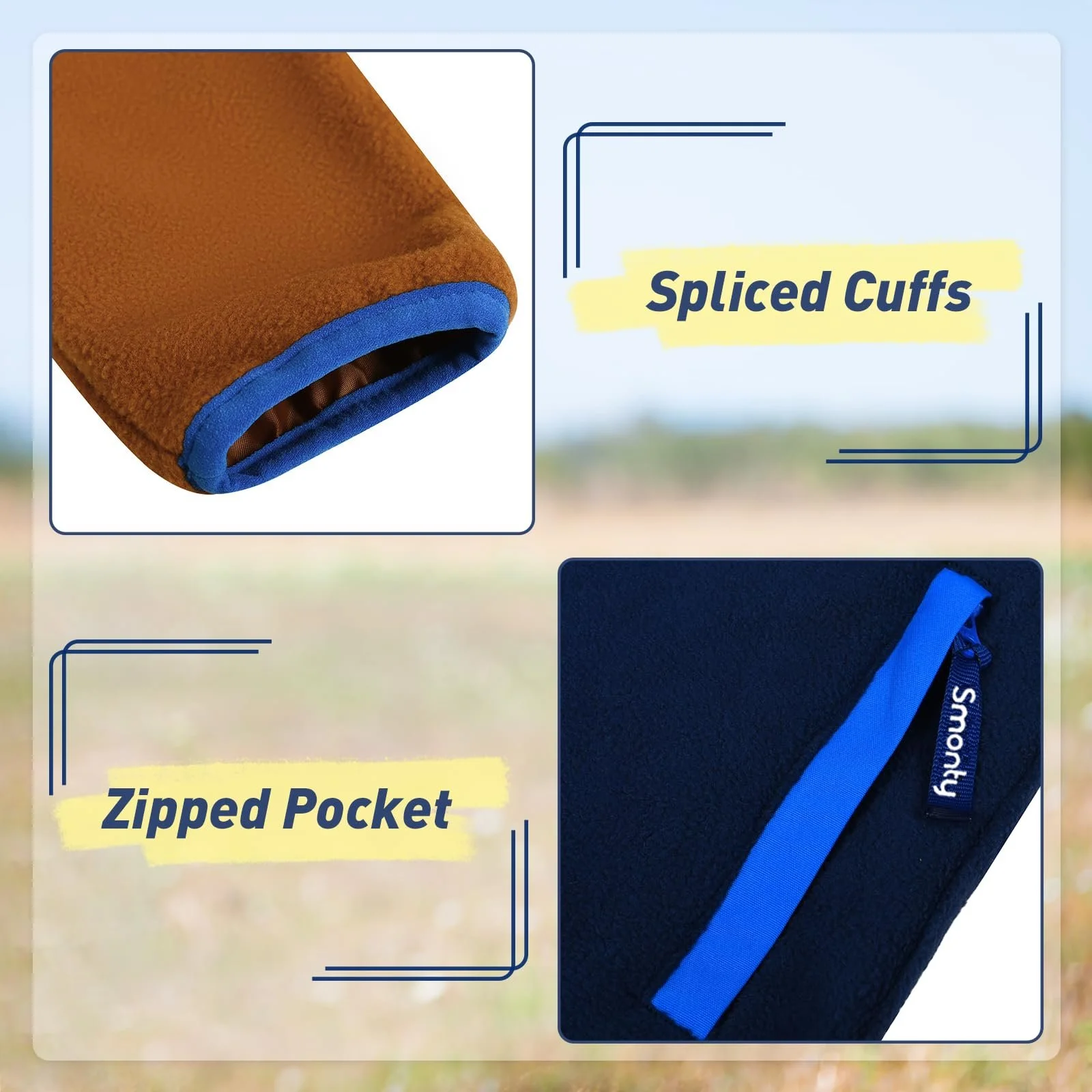 Флісова куртка SMONTY для дітей на блискавці для хлопчиків, фото №4 Флісова куртка SMONTY для дітей на блискавці для хлопчиків, фото №4