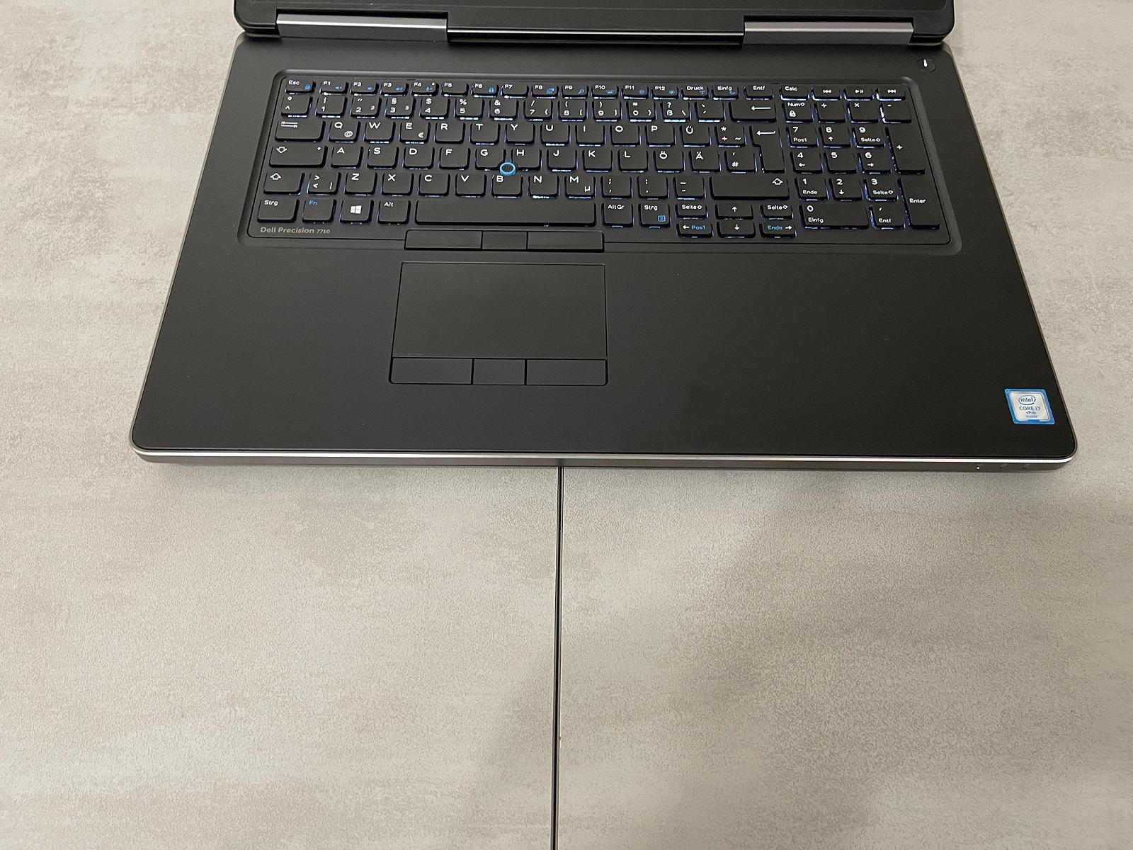 Dell Precision 7710, 17,3" FHD IPS, i7-6820HQ, 16GB, 256GB+500GB, Nvidia 4GB, фото №4