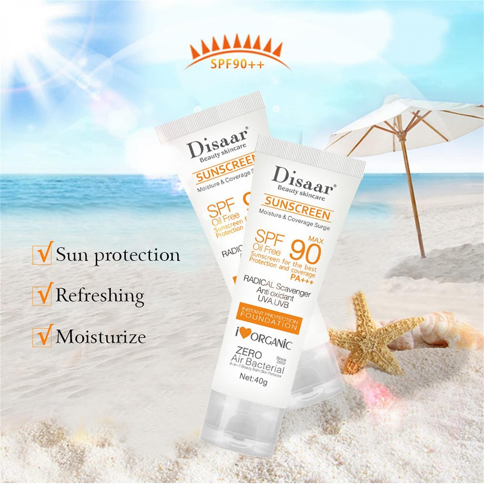 Сонцезахисний крем для обличчя SPF 90, 40 г, фото №4