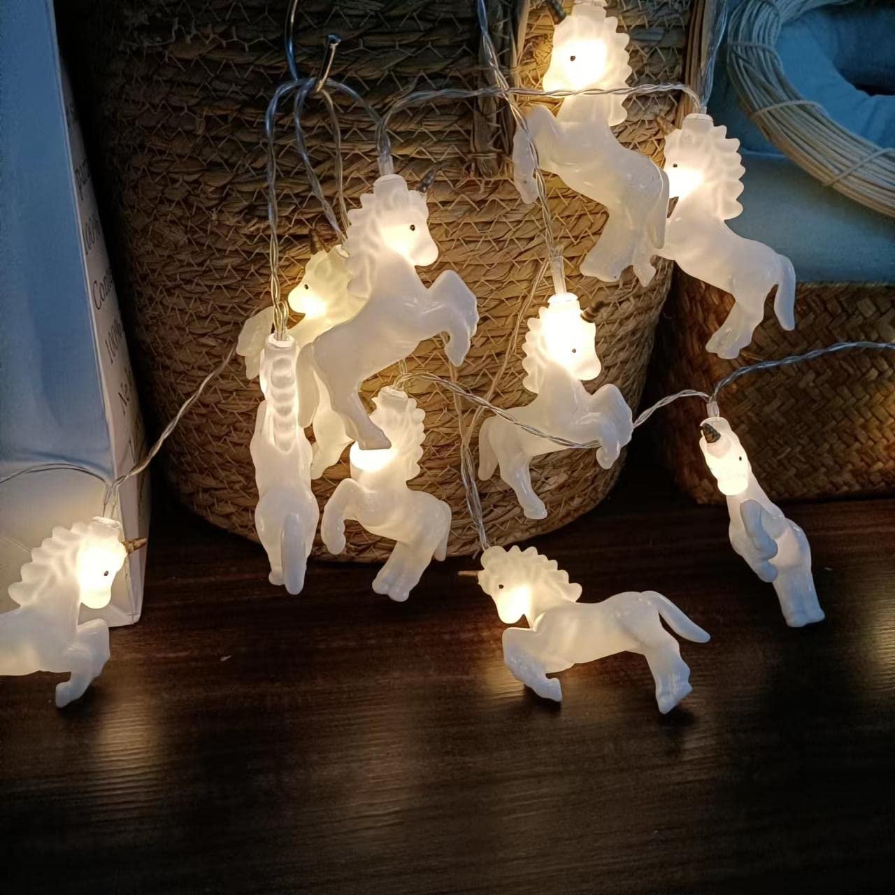 Гирлянда Riaxuebiy Детская комната Милый единорог 3 м 20 LED Белый, фото №9