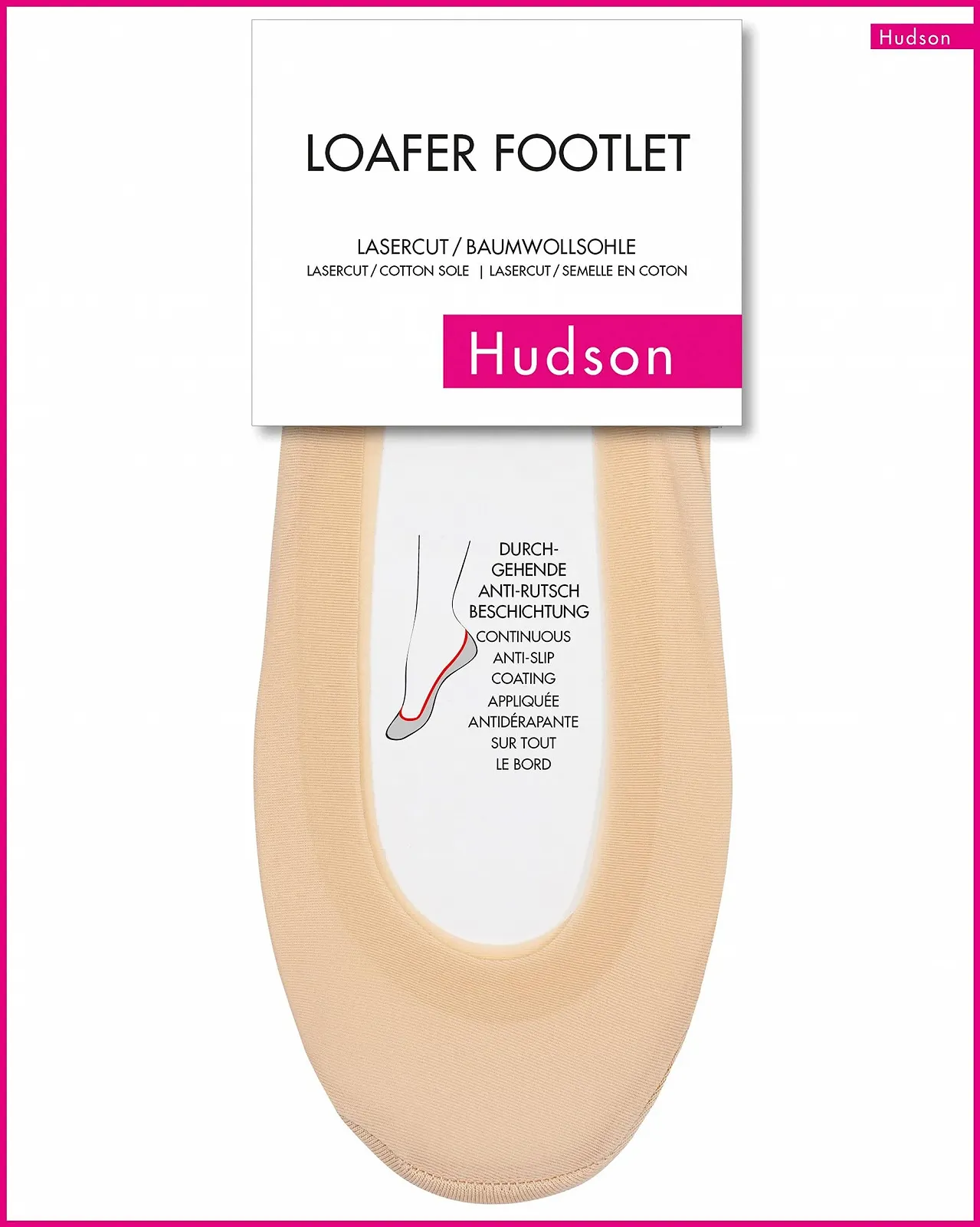 Шкарпетки Hudson Loafer Ankle Non-Slip 140 Denier, фото №5