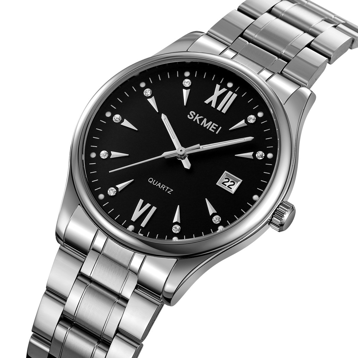 Годинник Skmei 2158SIBK Silver-Black, фото №2