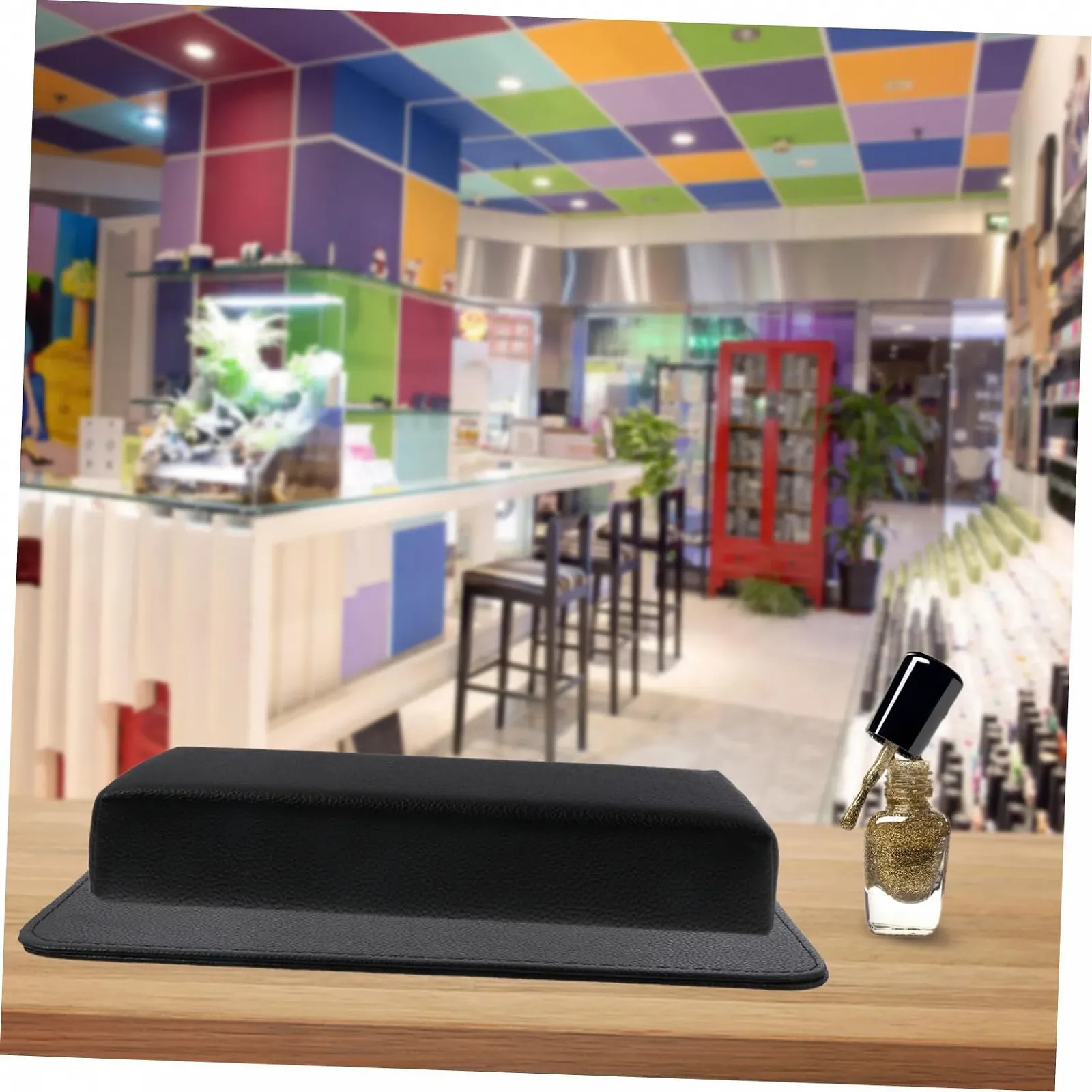 Підставка для рук Ipetboom прямокутна чорна, фото №6