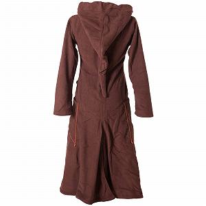 Пальто Vishes Длинное теплое флисовое с острым капюшоном synthetic.ua - Фото 1