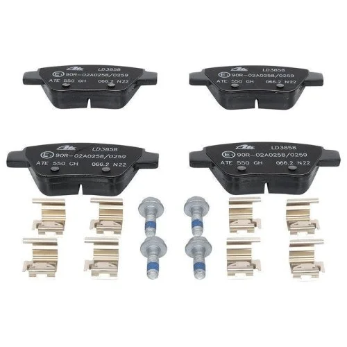 Комплект гальмівних колодок, дискове гальмо ATE Ceramic 13.0470-3858.2 для SEAT SKODA VAG, фото №2