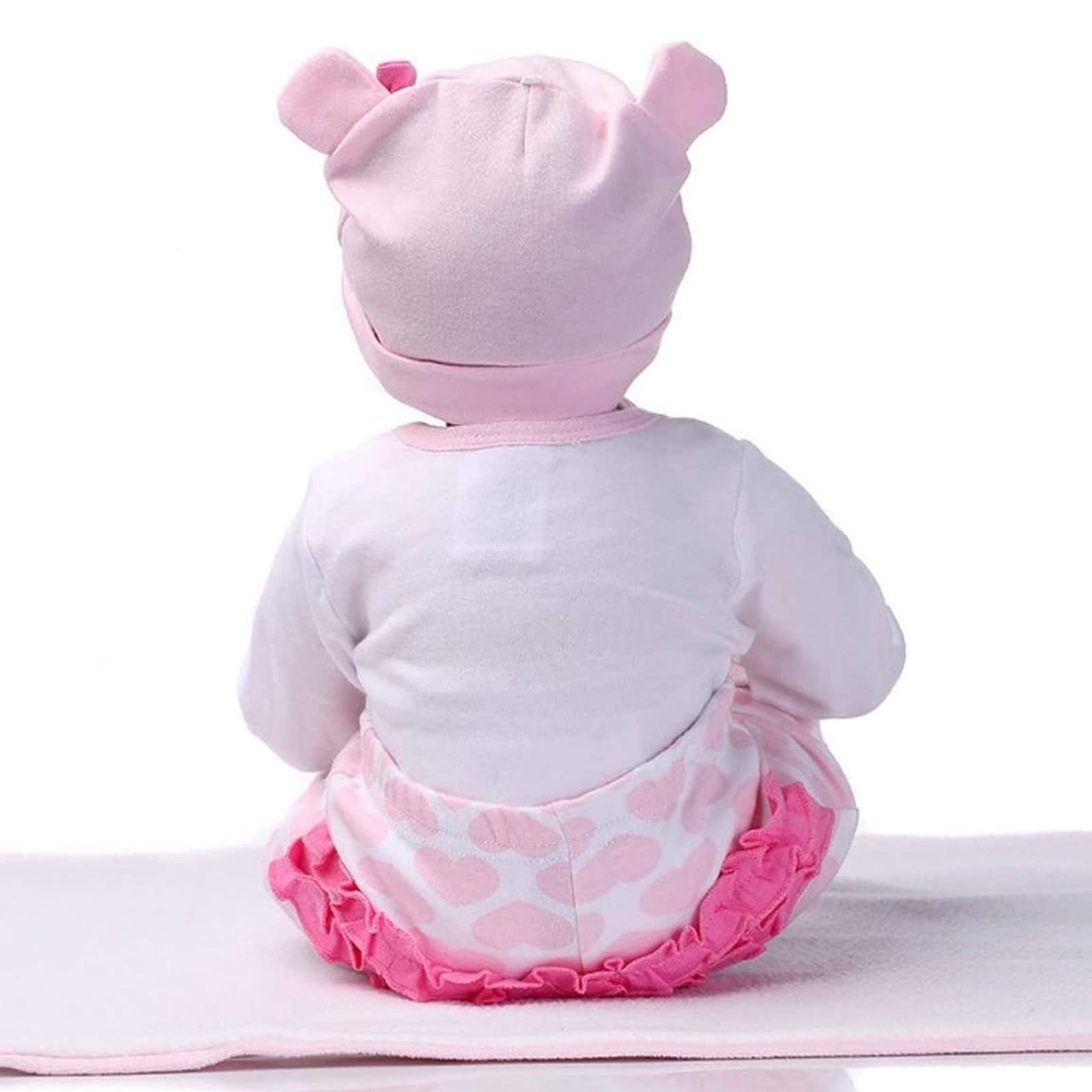 Кукла ZIYIUI Reborn Baby 22-дюймовая 55 см Реалистичная Мягкий Силикон Винил Спящая, фото №8