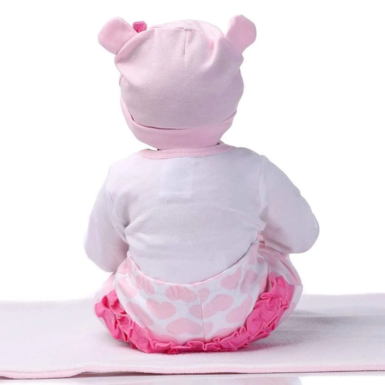 Кукла ZIYIUI Reborn Baby 22-дюймовая 55 см Реалистичная Мягкий Силикон Винил Спящая, фото №8 Кукла ZIYIUI Reborn Baby 22-дюймовая 55 см Реалистичная Мягкий Силикон Винил Спящая, фото №8