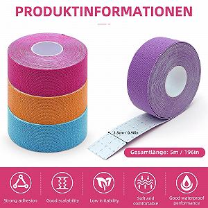 Тейп для лица Kisvic для подтяжки лица, 4 шт. synthetic.ua - Фото 1