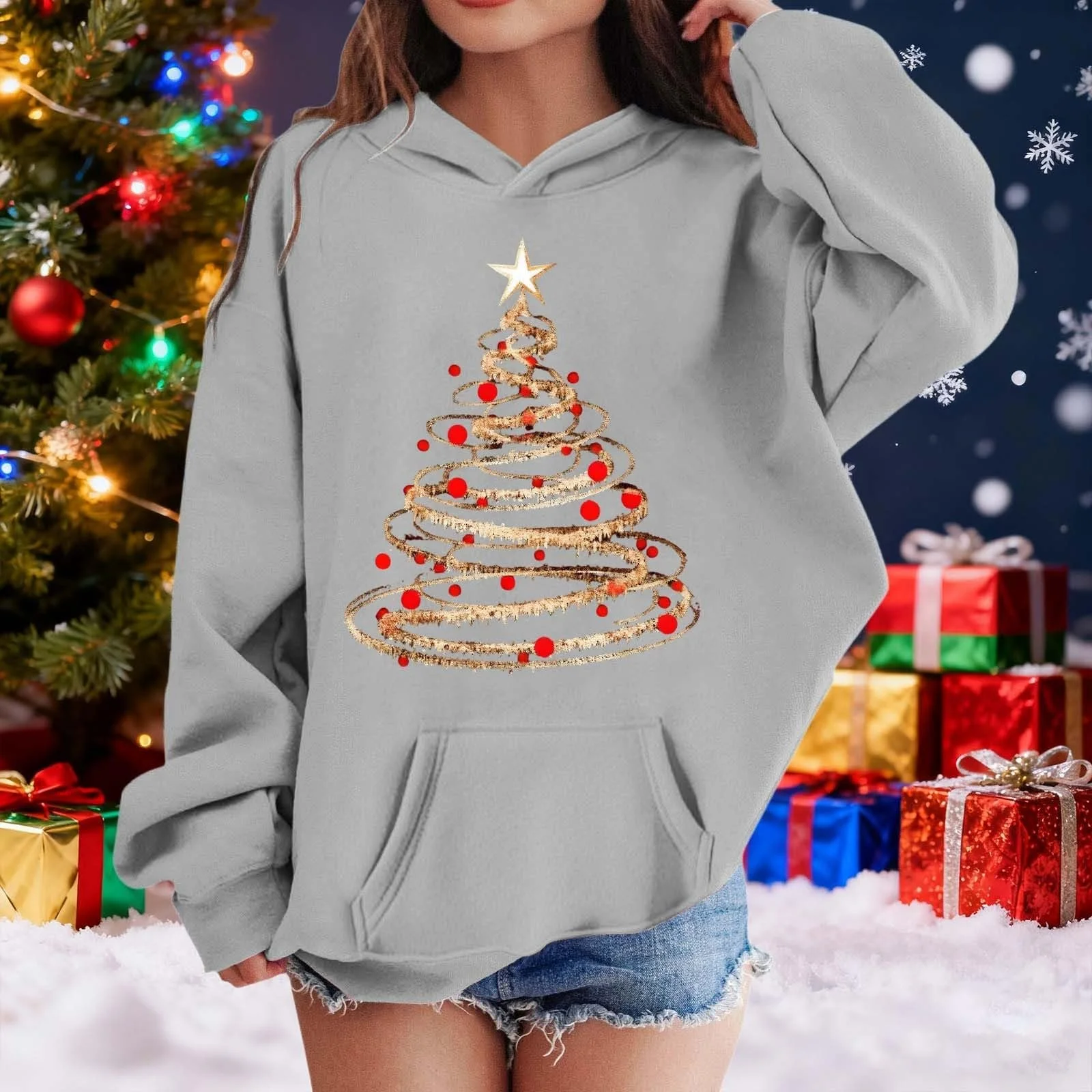 Худи Generisch Рождественский С Рождественским Мотивом, фото №5