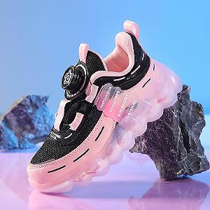 Детские Кроссовки для бега и девочек, Легкие дышащие модные сетчатые спортивные с поворотным механизмом synthetic.ua - Фото 1