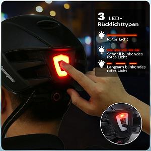 Велосипедний шолом Shinmax з підсвічуванням, USB-зарядкою, козирком, магнітний знімний, легкий MTB, міський, регульований, 57-62 см synthetic.ua - Фото 1