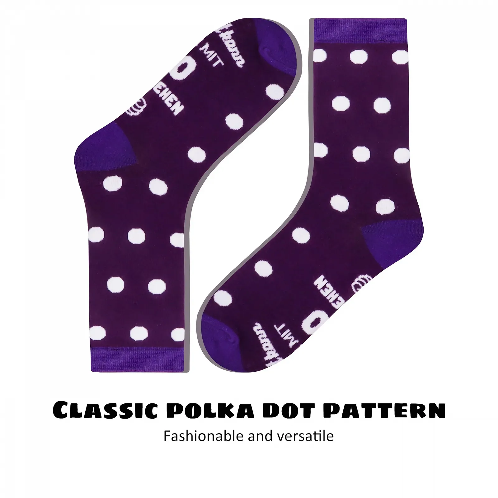 Носки Jeasona Праздничные для женщин Хлопок Сердце и Горошек, фото №3