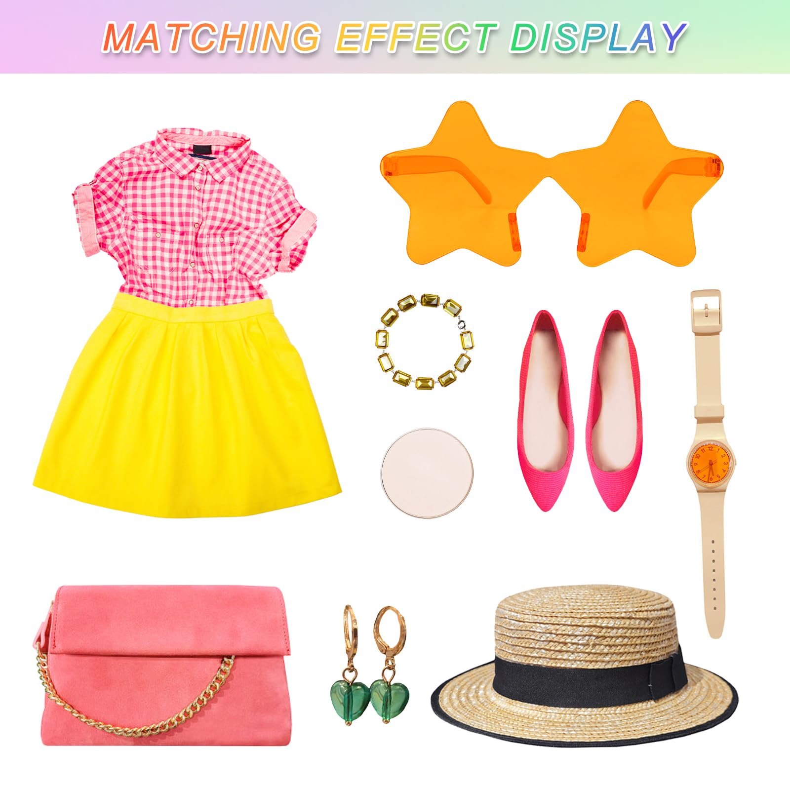 Окуляри Без оправи MXTIMWAN Pentagram, 12 шт, у формі зірки, фото №4