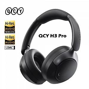 Навушники QCY H3 Pro Black LDAC ANC 50dB Noise Canceling Hi-Res Spatial Audio BT5.4 - Фото 1