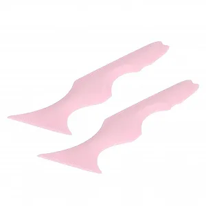 Шаблон для підводки очей Aid, багаторазові силіконові форми для підводки очей, симетричний трафарет для підводки очей для початківців PINK synthetic.ua - Фото 1