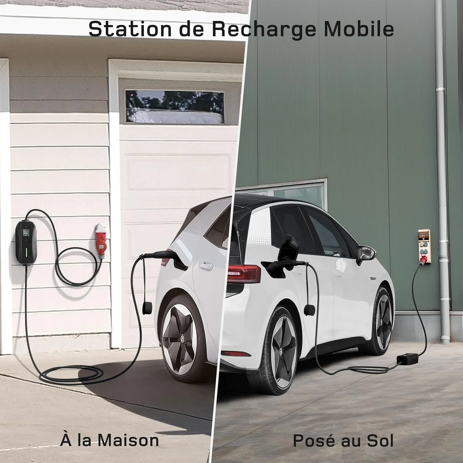 Зарядний пристрій для автомобіля deAccessories deDM2C11BX з дисплеєм / 11 кВт / 7 м / 6-16 A / Black, фото №4