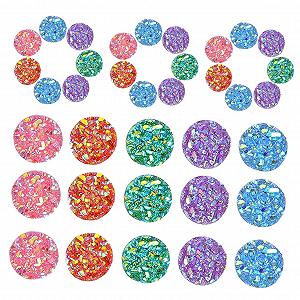 Стразы TEHAUX с плоской задней стенкой для рукоделия, ювелирных изделий, одежды и украшений 100 шт - Фото 1