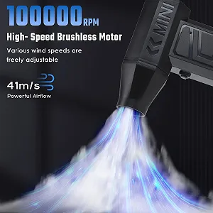 Электрическая воздуходувка 100 000 RPM 4000 мАч Type-C 220 г synthetic.ua - Фото 1