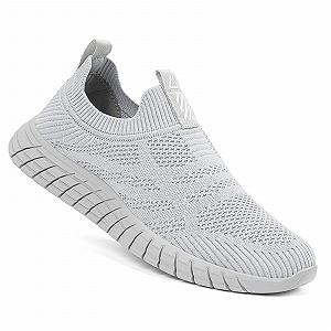 Кросівки ODCKOI Без шнурків Чоловічі Нековзні спортивні Сітчасті кросівки для ходьби - Фото 1